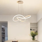 Pendant Light Clover Design Dimmable Integrated LED With Remote Control