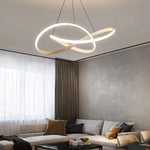 Pendant Light Clover Design Dimmable Integrated LED With Remote Control