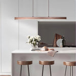 Pendant Light Dimmable LED With Remote Aluminum Frame