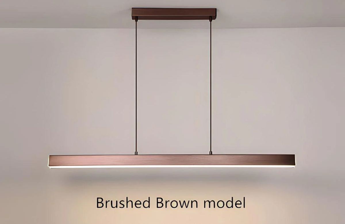 Pendant Light Dimmable LED With Remote Aluminum Frame