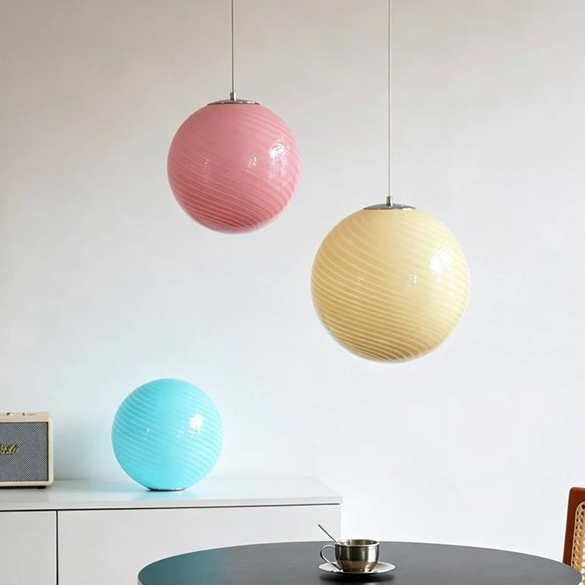 Pendant Light Globe Design Three Lighting Options