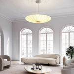 Pendant Light Pleated Fabric Soft Diffused LED