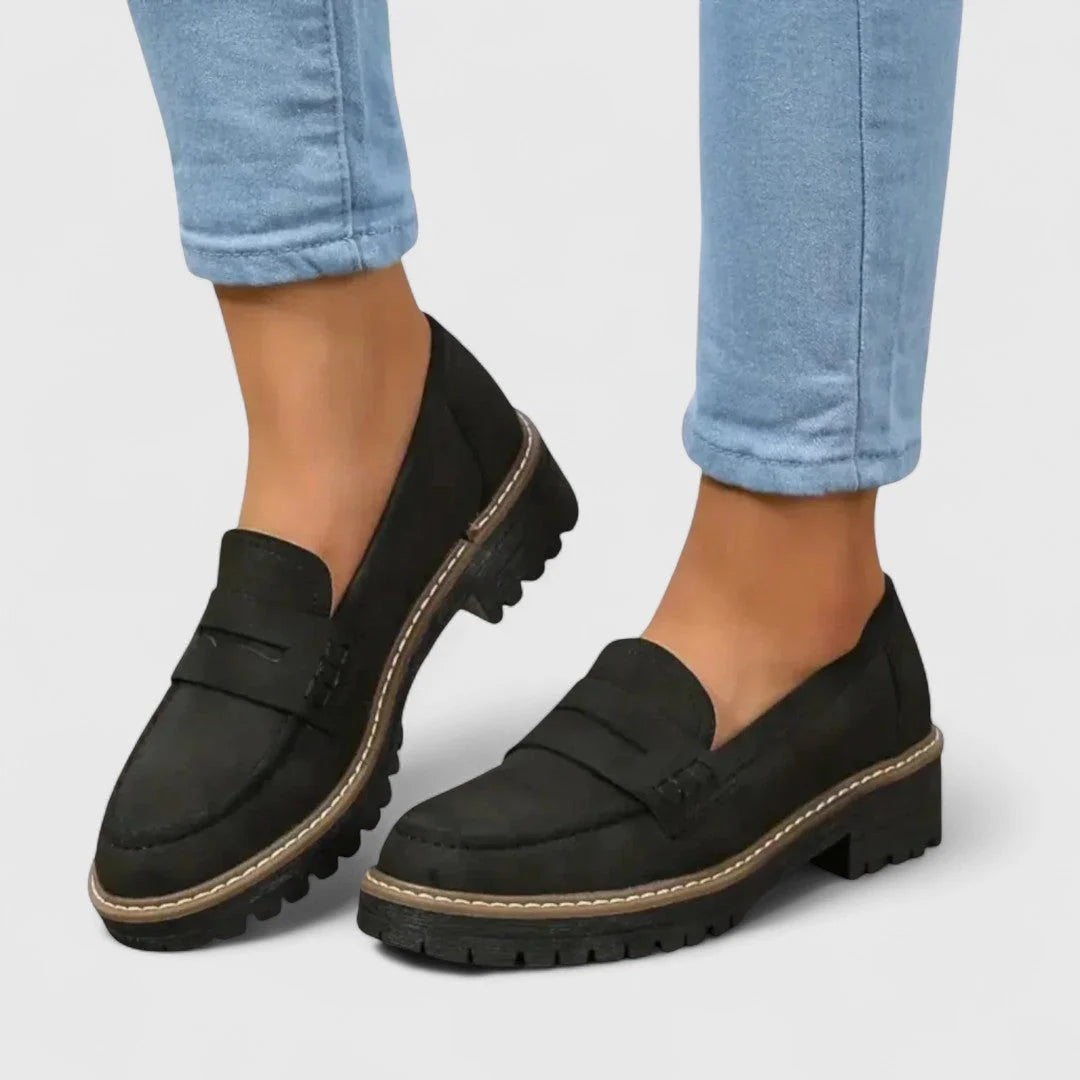 Penny Loafers Platform Slip-On Lug Sole