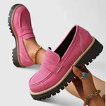 Penny Loafers Platform Slip-On Lug Sole