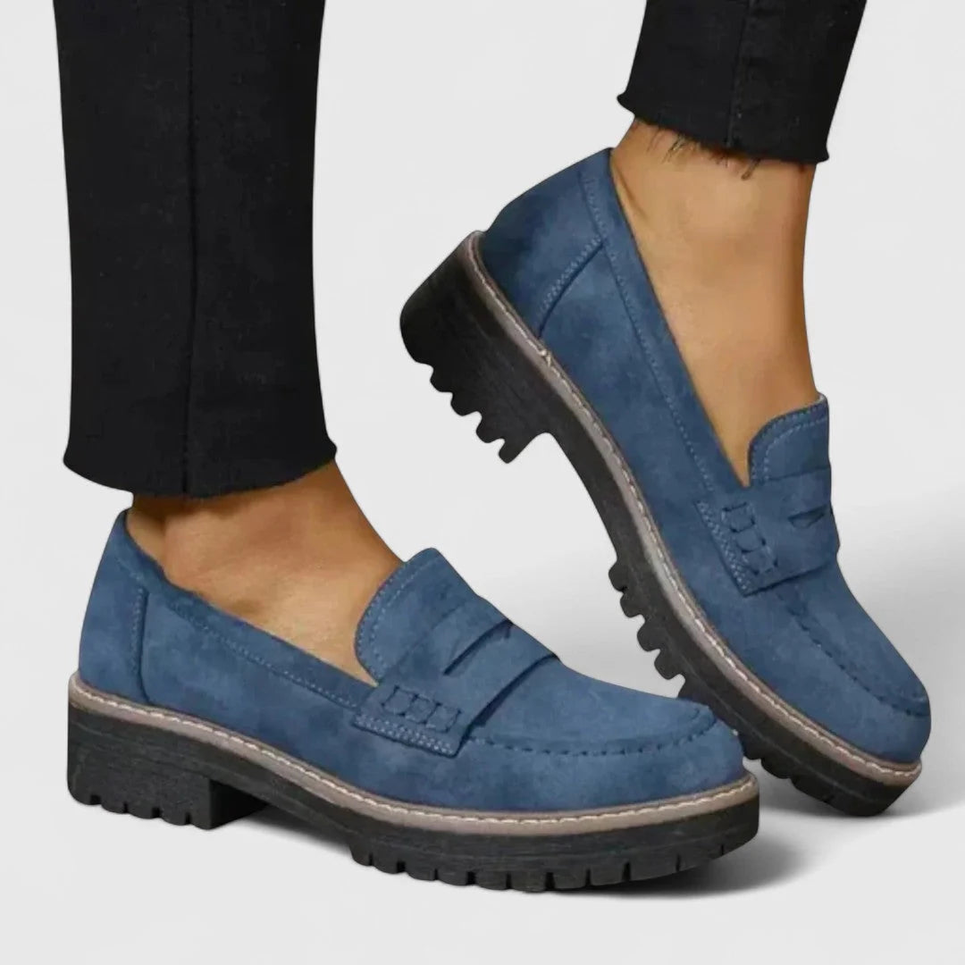 Penny Loafers Platform Slip-On Lug Sole