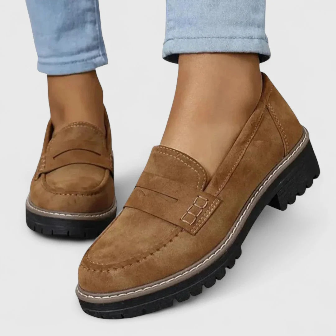Penny Loafers Platform Slip-On Lug Sole