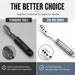 Pepper Corer Stainless Steel Serrated Blade Anti-Slip Grip
