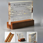 Periodic Table Display 83 Real Elements Integrated Lighting