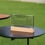 Periodic Table Display 83 Real Elements USB-Powered Illuminated