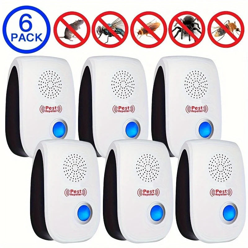 Pest Repellent Plug-In Ultrasonic Silent 1,200 Sq Ft