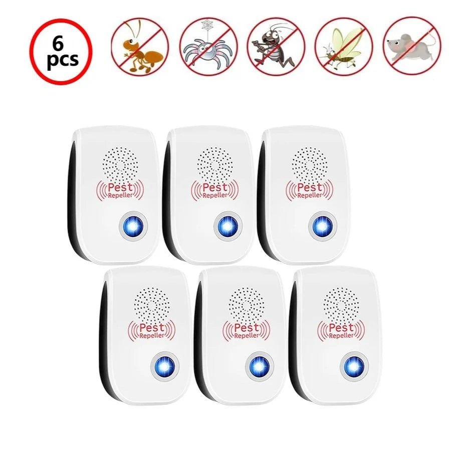 Pest Repellent Plug-In Ultrasonic Silent 1,200 Sq Ft