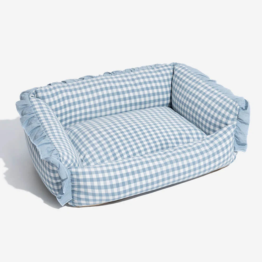Pet Bed Cotton Raised Edge Removable Machine-Washable Cover