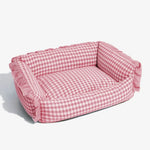 Pet Bed Cotton Raised Edge Removable Machine-Washable Cover