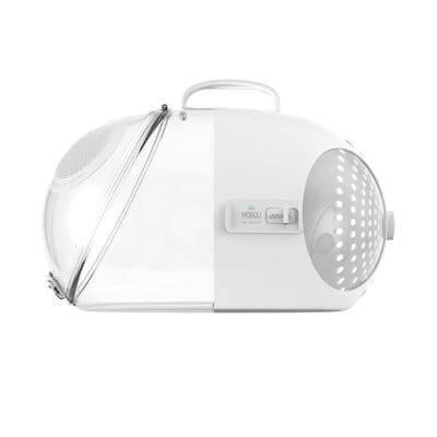 Pet Carrier Transparent Shell 360-Degree Ventilation Lightweight ABS