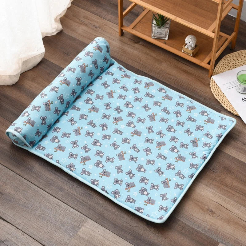 Pet Cooling Bed Self-Cooling Non-Slip Machine-Washable