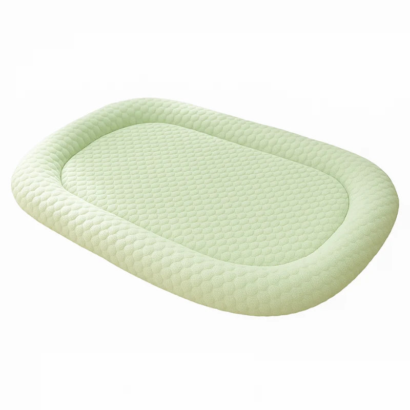Pet Cooling Mat Pressure-Activated Ice Silk & Cushioned Support