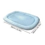 Pet Cooling Mat Pressure-Activated Ice Silk & Cushioned Support
