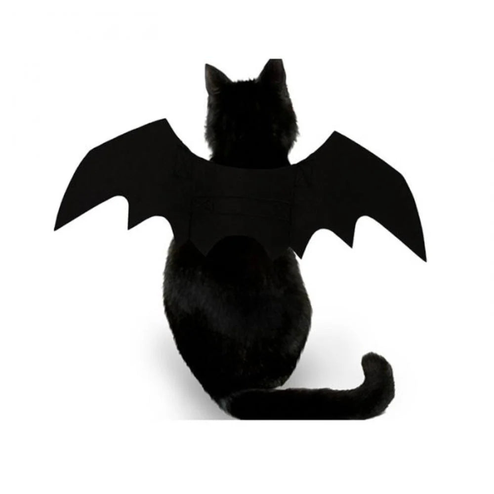 Pet Costume Bat Wings Lightweight Felt Adjustable Straps
