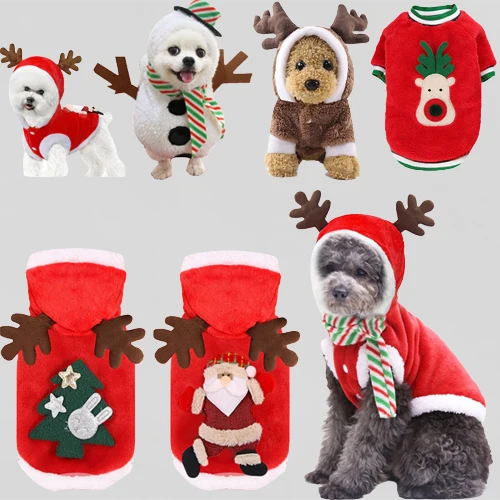 Pet Costume Fleece Holiday Styles XS-M