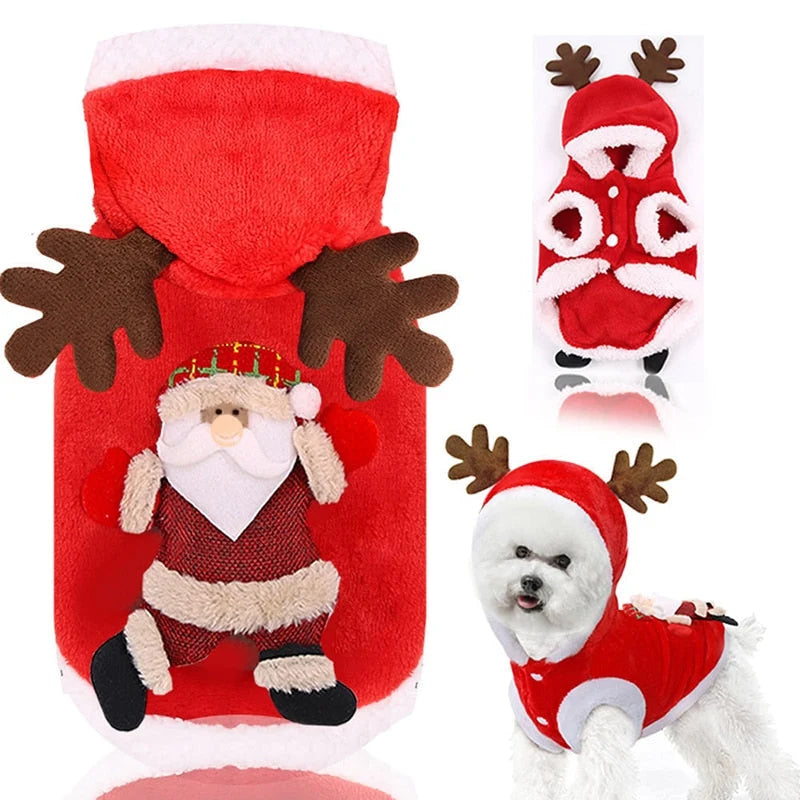 Pet Costume Fleece Holiday Styles XS-M