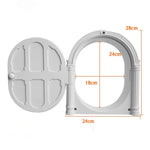 Pet Door Adjustable Access for Cats & Small Dogs