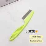 Pet Facial Grooming Brush Stainless Steel Pins Gentle Cleaning