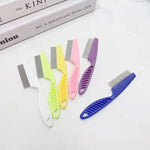Pet Facial Grooming Brush Stainless Steel Pins Gentle Cleaning