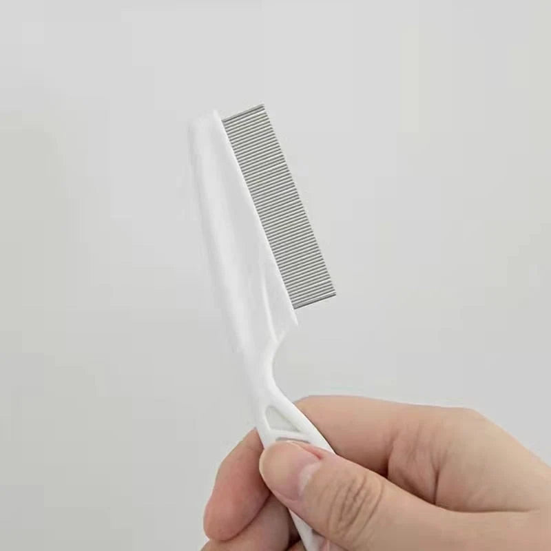Pet Facial Grooming Brush Stainless Steel Pins Gentle Cleaning