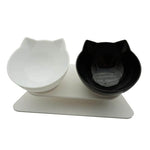 Pet Feeder Bowl Double Bowl Non-Slip Base