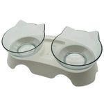 Pet Feeder Bowl Double Bowl Non-Slip Base