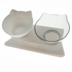 Pet Feeder Bowl Double Bowl Non-Slip Base