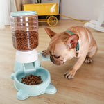 Pet Feeder Push-Down Slow-Release 1.9 Qt Capacity
