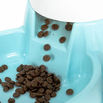 Pet Feeder Push-Down Slow-Release 1.9 Qt Capacity