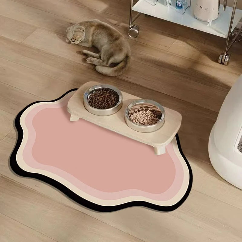 Pet Feeding Mat Non-Slip Textured Wipe-Clean Extra Large