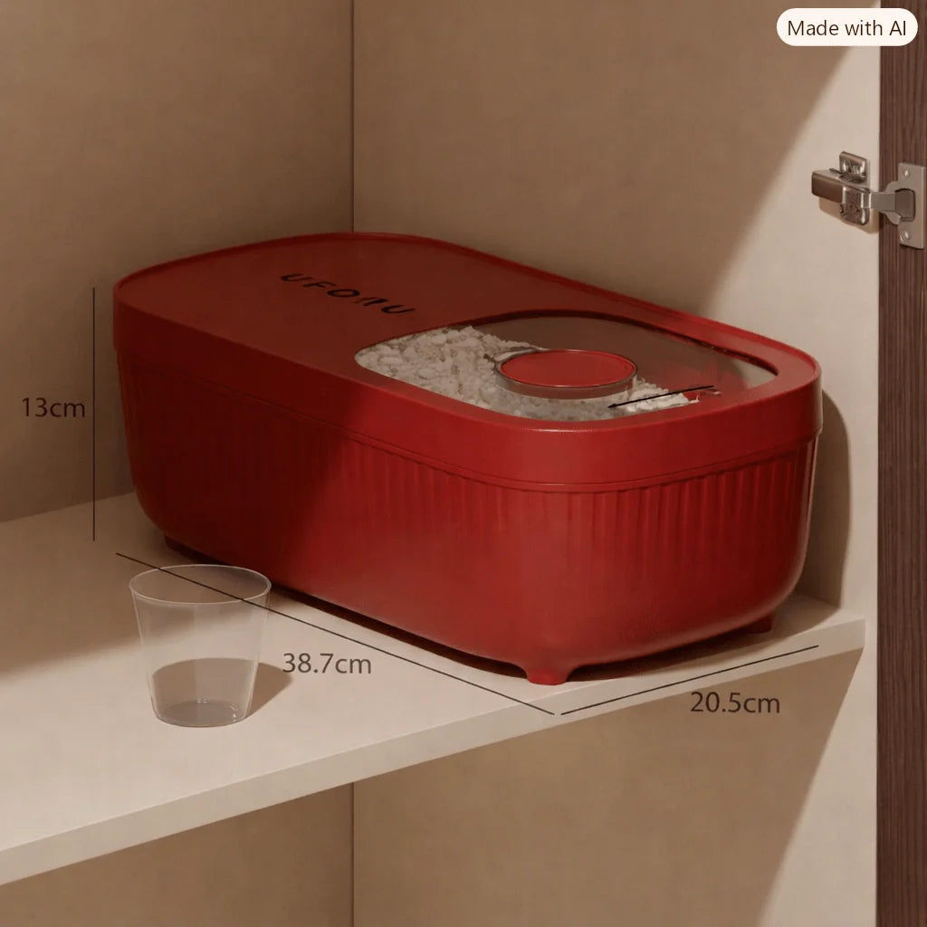 Pet Food Storage Container Airtight BPA-Free With Silicone Seal