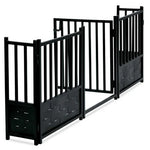 Pet Gate Steel Freestanding Walk-Through 24-Inch Tall