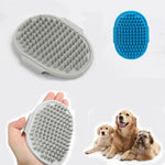 Pet Grooming Brush Comfort Grip & Soft Bristles 2-Pack