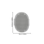 Pet Grooming Brush Comfort Grip & Soft Bristles 2-Pack