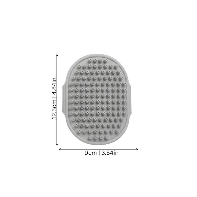 Pet Grooming Brush Comfort Grip & Soft Bristles 2-Pack
