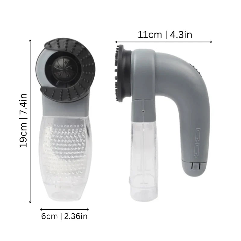 Pet Grooming Brush Cordless Massage & Fur Remover