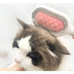 Pet Grooming Brush Ergonomic Non-Slip Handle Loose Fur Removal & Massage