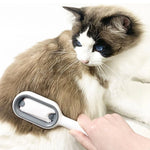 Pet Grooming Brush Ergonomic Non-Slip Handle Loose Fur Removal & Massage