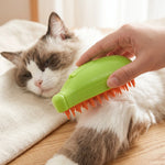 Pet Grooming Comb Built-In Misting Sprayer Detangling