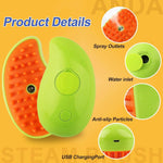 Pet Grooming Comb Built-In Misting Sprayer Detangling
