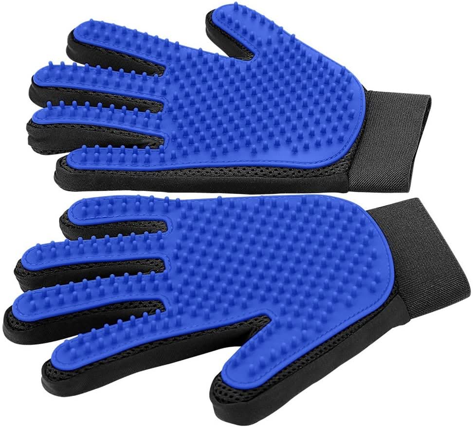 Pet Grooming Glove Soft Massage Nubs Washable & Reusable