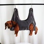 Pet Grooming Hammock Flannel Fleece Washable
