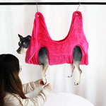 Pet Grooming Hammock Flannel Fleece Washable