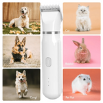 Pet Grooming Kit Cordless Fur Trimmer & Nail Grinder
