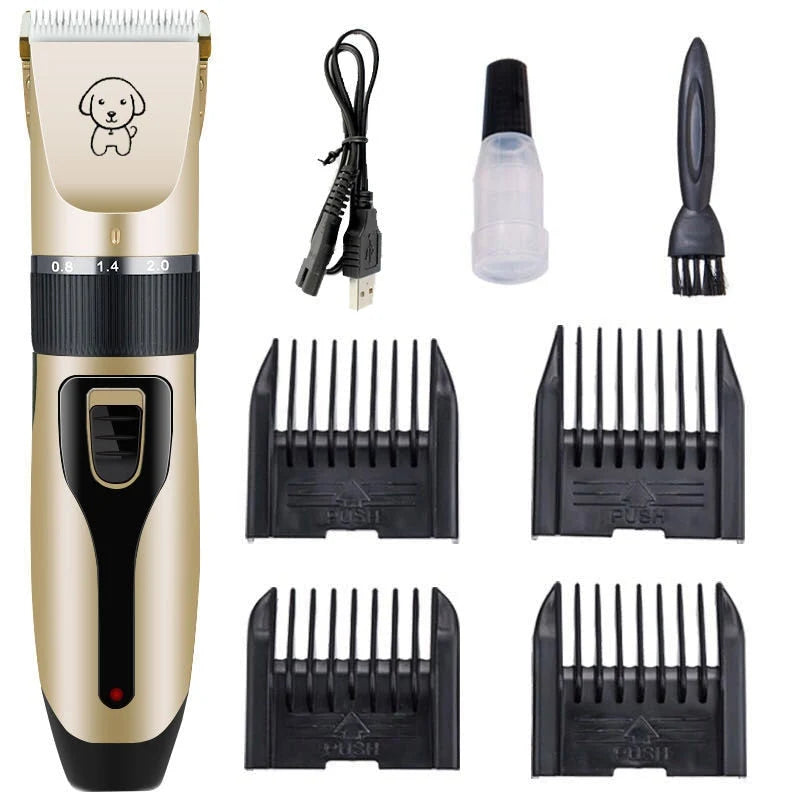 Pet Hair Clipper Quiet Motor & Titanium Blades