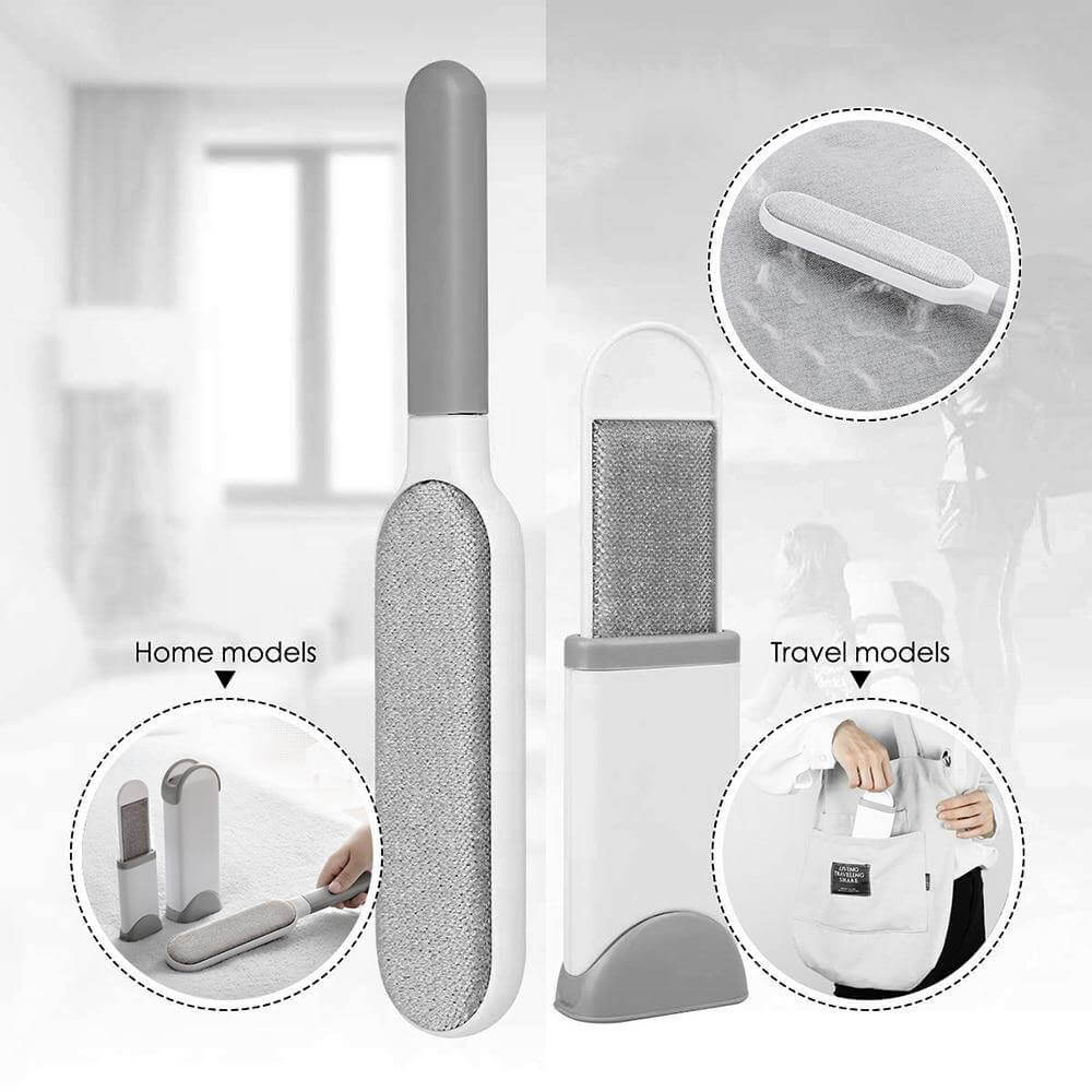 Pet Hair Remover Brush Double-Sided Self-Cleaning